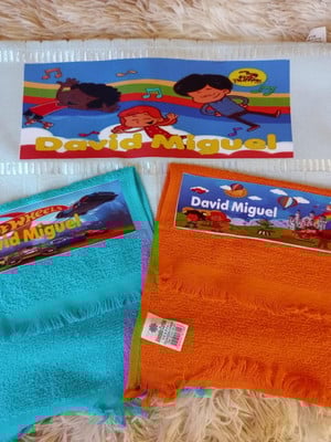 Toalhinha social personalizada