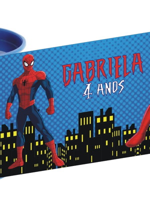 Adesivo cofrinho homem aranha