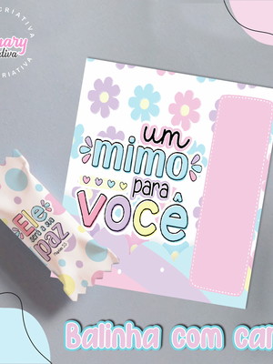 Bala personalizada com card versículos mod.0014