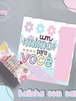 Bala personalizada com card versículos mod.0015