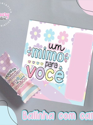 Bala personalizada com card versículos mod.0016