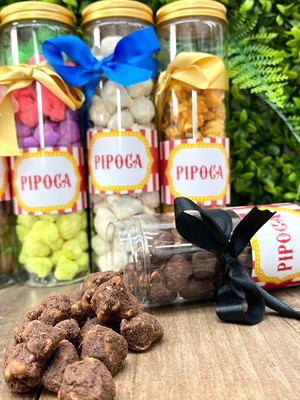 Tubo personalizado pipoca gourmet
