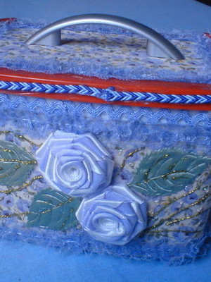 Pote sorvete decorado