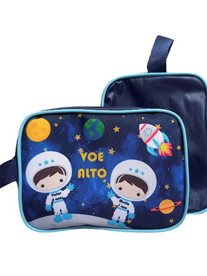 Necesserie astronauta lembrancinha de festa