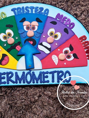 Recurso visual termômetro das emoções