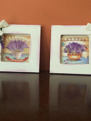 Dupla de quadros lavabo