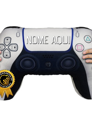 Almofada personalizada joystick vídeo game playpillow 5 bran