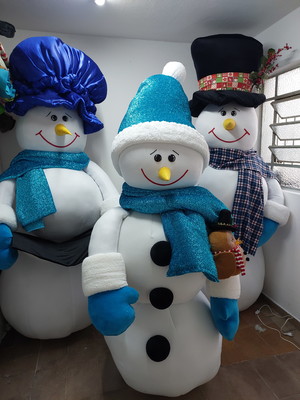 Boneco de neve gigante