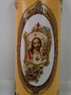 Telha cristo e cordeiro