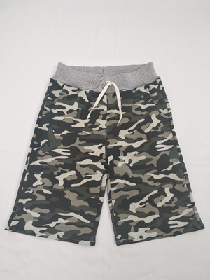 Bermuda infantil moletinho camuflado tamanhos 2,4,6,8 anos
