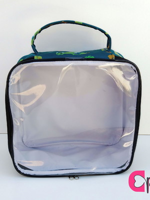 Maleta organizadora com visor