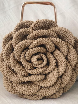 Bolsa rosa grande