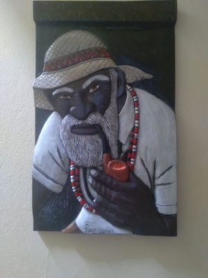 Quadro do pretos velho