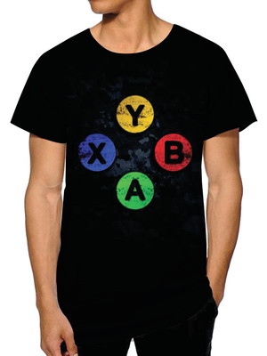 Camiseta console controle video game geek xyba gmv14