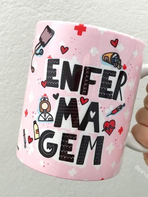 Caneca profissão enfermagem