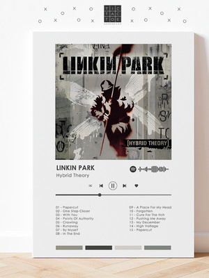 Quadro mdf spotify linkin park hybrid theory - spy 0042