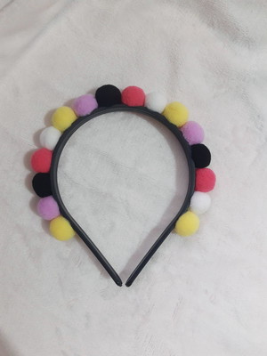 Arquinho / tiara carnaval pompom