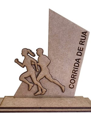 Trofeu em mdf 7 un. corrida de rua 1579