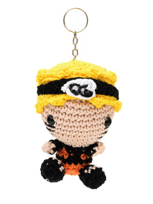 Chaveiro naruto em amigurumi