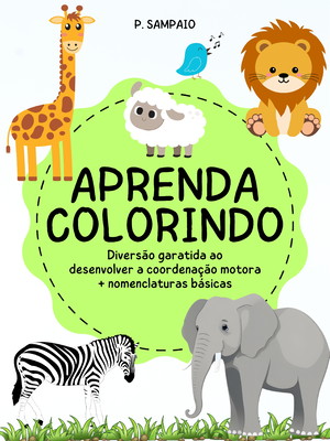 Livro para colorir educativo: diversão garatida