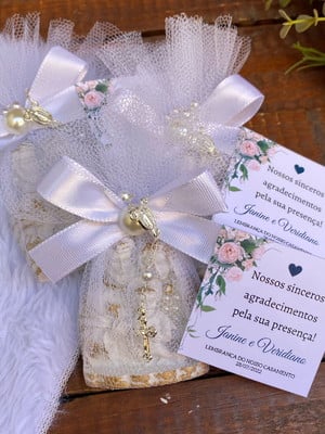 Lembrança casamento com terço