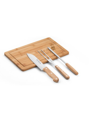 Presente especial - kit churrasco 4 peças - cm94107