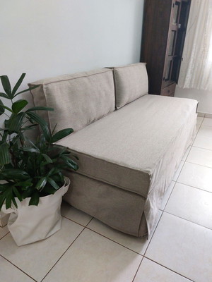 Conjunto capas linho solteiro