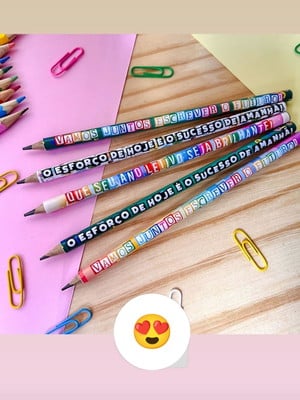 Lápis personalizado volta às aulas