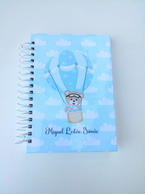 Agenda infantil ursinho - a6 personalizada!