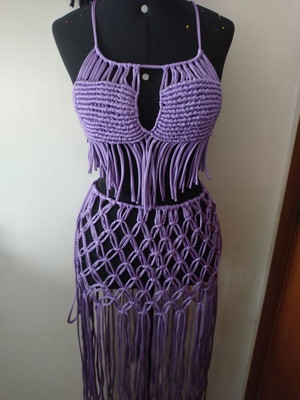 Conjunto macramê