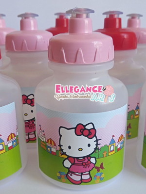 Garrafinha squeeze hello kitty