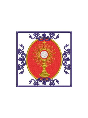 Matriz de bordado alfaia com cálice cód 926