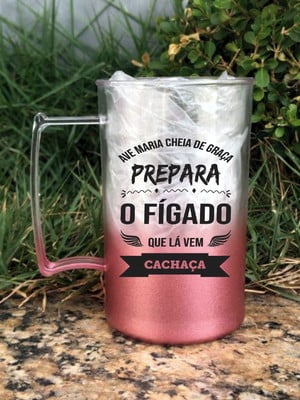 Kit 80 canecas de chopp 430 ml degradê personalizadas