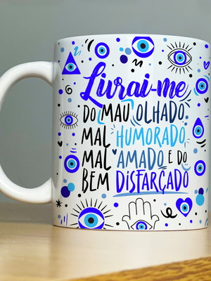 Canecas com frases motivacionais