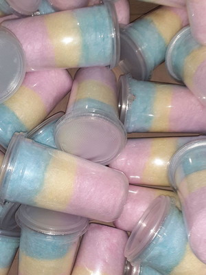 Copo algodão doce 3 cores a sua escolha sem personalização.
