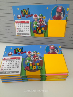 Calendário mario bross