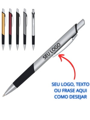 Caneta metal quadrada personalizada como desejar