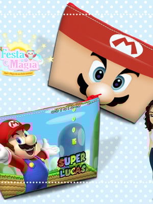 Necessaire personalizada super mario