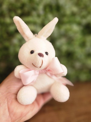 Coelhinho da páscoa 13cm de pelúcia