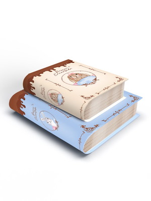 Caixa livro páscoa g