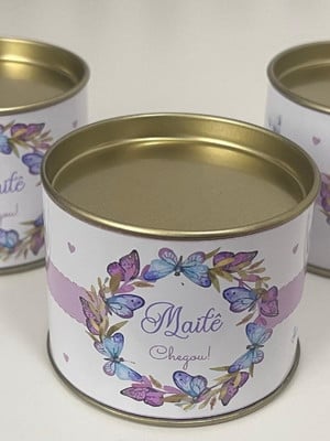 Lata personalizada para doces
