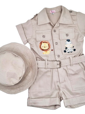 Macação safari infantil