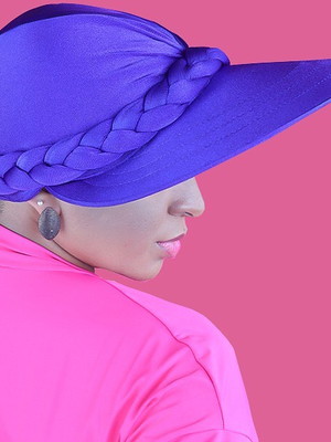 Chapéu isabel azul royal donna queen upf 50+
