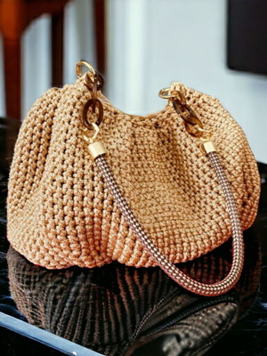 Bolsa de crochê fio nautico