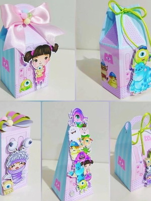 Lembrancinha personalizada monstros s\a 20 peças