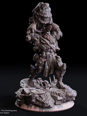 Miniatura de rpg - gravelmaw, the earthquake