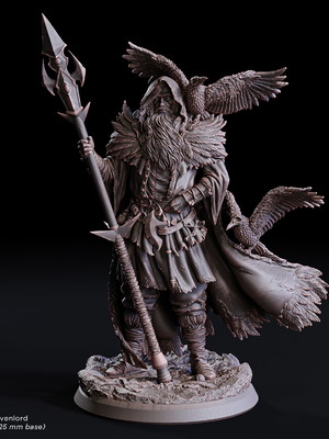 Miniatura de rpg - grimnir ravenlord