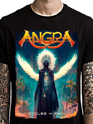 Camiseta angra metal - cycles of pain