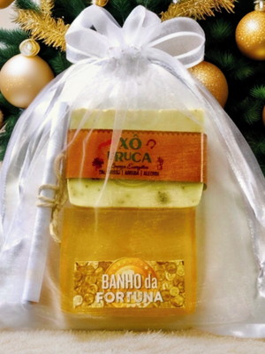 Kit banho sabonetes limpeza energética e prosperidade de mel
