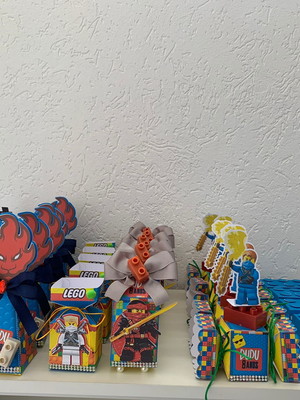 Kit festa lego ninja go 30 peças